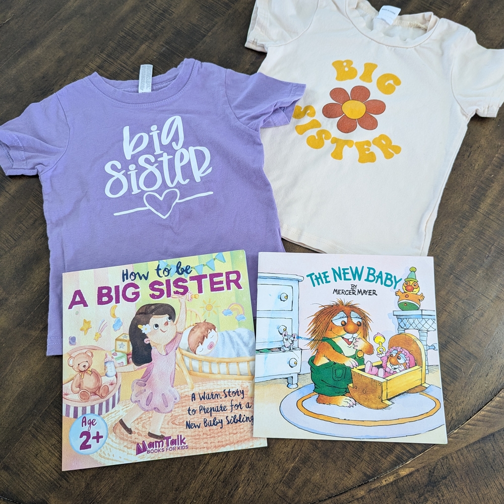 Big Sister T-Shirts and Books Set